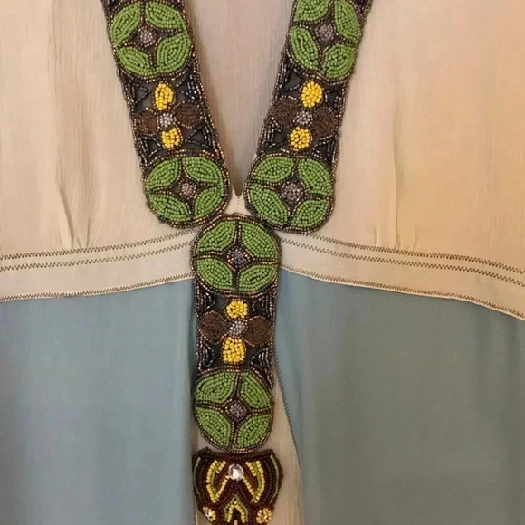 Paul & Joe Paris Beaded Silk Tunic Never Worn - Picture 2 of 4